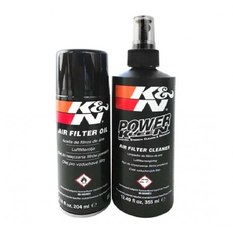 Kit de limpieza para filtros de aire K&N incluye aerosol de