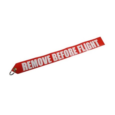 BANDEROLA "REMOVE BEFORE FLIGHT"