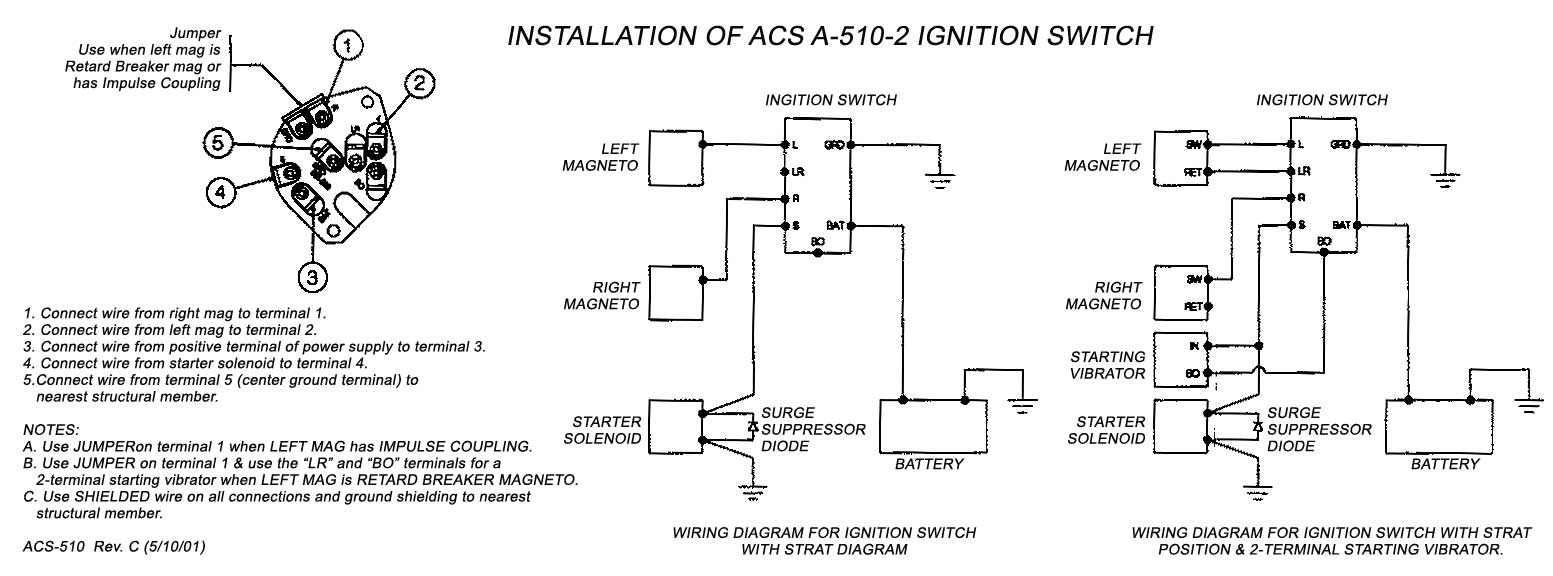 Acs Keyed Ignition Switch Aeroplans Blaus